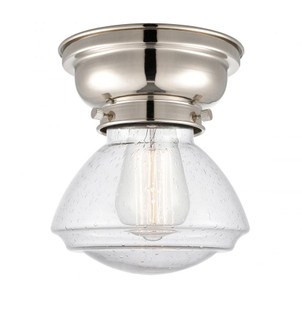Olean - 1 Light - 7 inch - Polished Nickel - Flush Mount (3442|623-1F-PN-G324-LED)