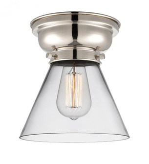 Cone - 1 Light - 8 inch - Polished Nickel - Flush Mount (3442|623-1F-PN-G42)