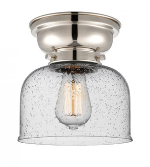 Bell - 1 Light - 8 inch - Polished Nickel - Flush Mount (3442|623-1F-PN-G74)