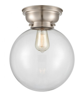 Beacon - 1 Light - 10 inch - Brushed Satin Nickel - Flush Mount (3442|623-1F-SN-G202-10-LED)