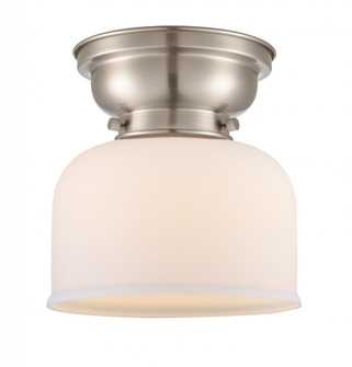 Bell - 1 Light - 8 inch - Brushed Satin Nickel - Flush Mount (3442|623-1F-SN-G71)