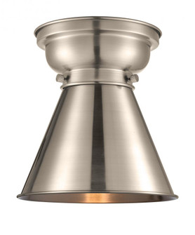 Appalachian - 1 Light - 8 inch - Brushed Satin Nickel - Flush Mount (3442|623-1F-SN-M13-SN-LED)