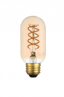 LED Decorative Helix Vertical 2000k Nostaligic Filament 6 Watts 300 Lumens Amber Tint T14 Light (758|T14LED302-6PK)