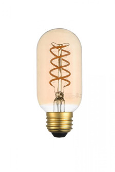LED Decorative Helix vertical 2000K nostaligic filament 6 watts 300 lumens amber tint T14 light (758|T14LED302-6PK)