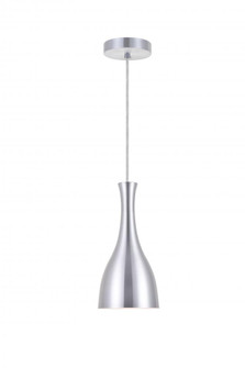 Aiken 1 Light Burnished Nickel Pendant (758|LD2407BN)