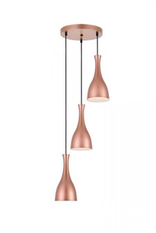 Aiken 3 Light Honey Gold Pendant (758|LD2408HG)