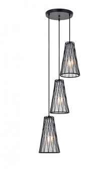 Modesta 3 Light Black Pendant (758|LD2416BK)