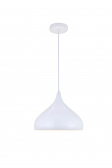 Circa 1 Light White Pendant (758|LDPD2046WH)