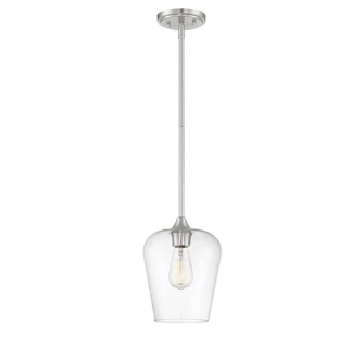 Octave 1-Light Pendant in Satin Nickel (128|7-4036-1-SN)