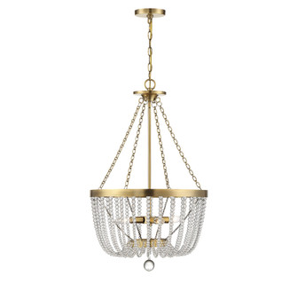 Bergamo 4-Light Pendant in Warm Brass (128|7-2851-4-322)