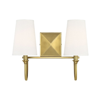 Cameron 2-Light Bathroom Vanity Light in Warm Brass (128|8-2542-2-322)