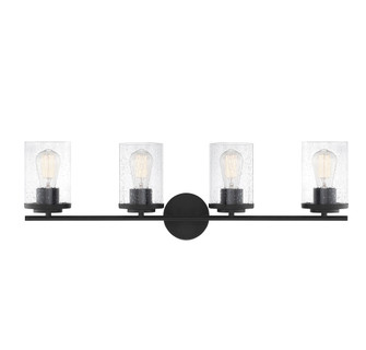 Marshall 4-Light Bathroom Vanity Light in 
Matte Black (128|8-8020-4-BK)