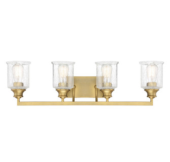 Hampton 4-Light Bathroom Vanity Light in Warm Brass (128|8-1972-4-322)