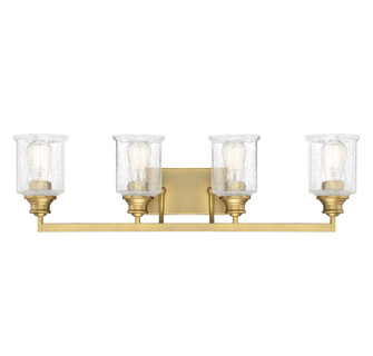 Hampton 4-Light Bathroom Vanity Light in Warm Brass (128|8-1972-4-322)
