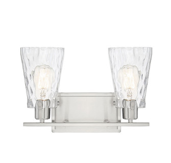 Vaughan 2-Light Bathroom Vanity Light in Satin Nickel (128|8-4508-2-SN)