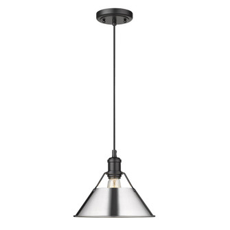 Orwell Medium Pendant - 10'' (36|3306-M BLK-CH)