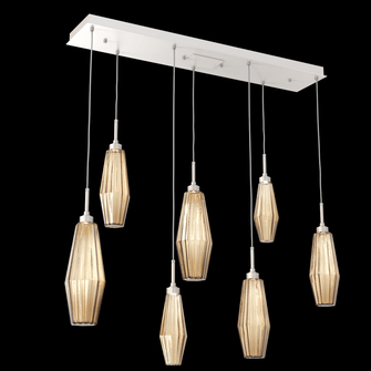 Aalto Linear 7pc Multi-Pendant (1289|PLB0049-07-BS-RB-C01-L1)