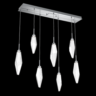 Rock Crystal Linear 7pc Multi-Pendant (1289|PLB0050-07-GM-CC-C01-L1)