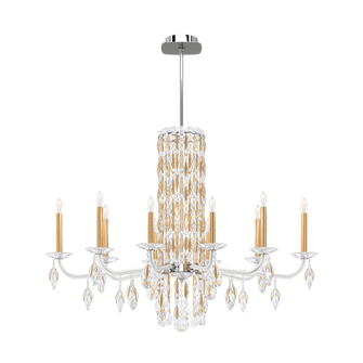Siena 10 Light 120V Chandelier (No Spikes) in Heirloom Gold with Clear Heritage Handcut Crystal (168|RS83101N-22H)