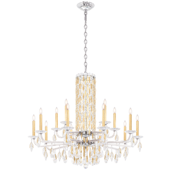 Siena 15 Light 120V Chandelier (No Spikes) in Heirloom Gold with Clear Heritage Handcut Crystal (168|RS83151N-22H)