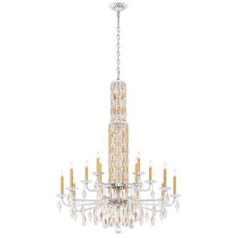 Siena 17 Light 120V Chandelier (No Spikes) in Heirloom Gold with Clear Heritage Handcut Crystal (168|RS84151N-22H)