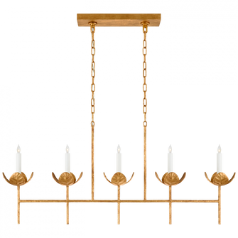 Illana Large Linear Chandelier (279|JN 5630AGL)