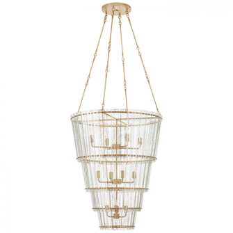 Cadence Large Waterfall Chandelier (279|S 5657HAB-AM)