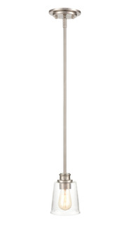 Forsyth 1-Light Mini-Pendant Light Brushed Nickel (670|3611-BN)
