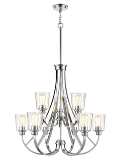 Forsyth 9-Light Chandelier Ceiling Light Chrome (670|3629-CH)