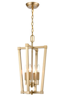 4-Light Pendant light Modern Gold (670|9124-MG)