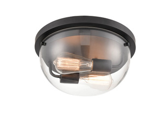 Ashford 2-Light Flushmount Ceiling - Matte Black (670|9712-MB)
