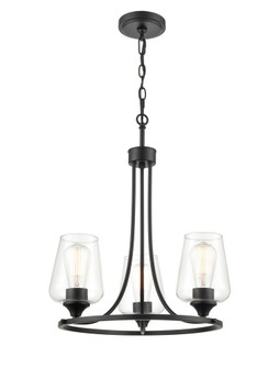 Ashford 3-Light Chandelier Ceiling - Matte Black (670|9723-MB)