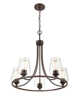 Ashford 5-Light Chandelier Ceiling - Rubbed Bronze (670|9725-RBZ)