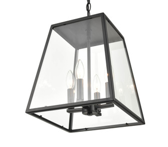 Grant 4-Light Outdoor Hanging Lantern Powder Coated Black (670|8014-PBK)