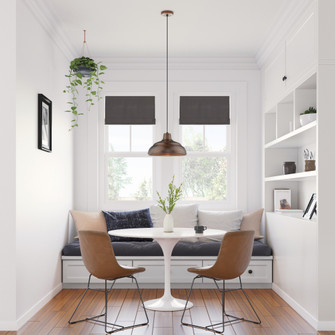 R Series 1-Light Cord Hung Warehouse Natural Copper (670|RWHC14-NC)