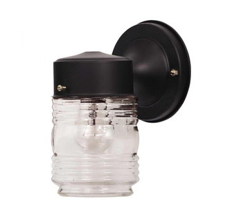 Exterior Collections 1-Light Outdoor Wall Lantern in Black (128|5-1161-BK)