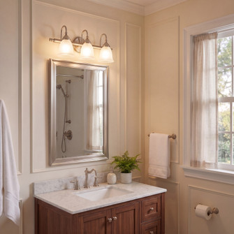 Brunswick 3-Light Bathroom Vanity Light in Satin Nickel (128|8-1062-3-SN)