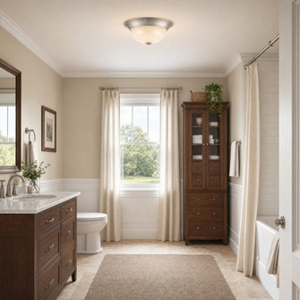 2-Light Ceiling Light in Satin Nickel (128|6-13264-13-SN)