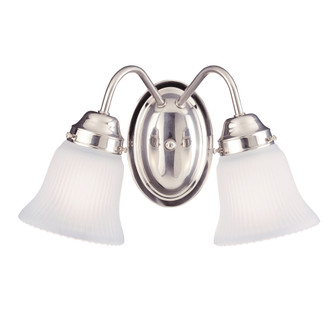 Brighton 2-Light Bathroom Vanity Light in Satin Nickel (128|8-3280-2-SN)