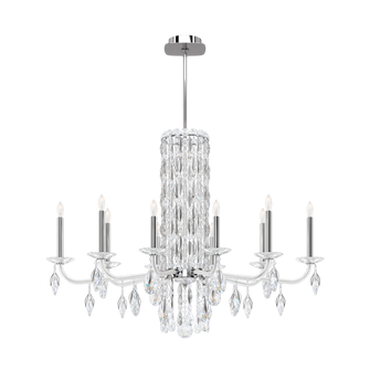 Siena 10 Light 120V Chandelier (No Spikes) in Polished Stainless Steel with Clear Heritage Handcut (168|RS83101N-401H)