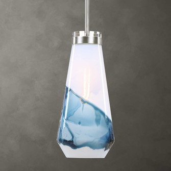 Uttermost Windswept Blue & White 1 Light Mini Pendant (85|22197)