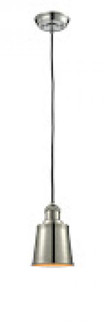 Addison - 1 Light - 5 inch - Polished Nickel - Cord hung - Mini Pendant (3442|201C-PN-M9)