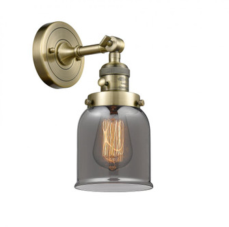 Bell - 1 Light - 5 inch - Antique Brass - Adjustable Sconce (3442|203SW-AB-G53-LED)