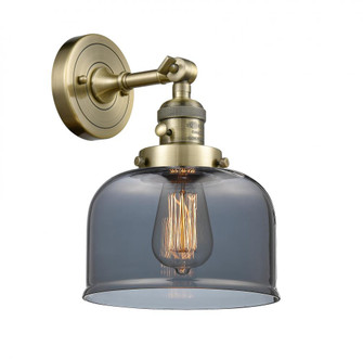 Bell - 1 Light - 8 inch - Antique Brass - Adjustable Sconce (3442|203SW-AB-G73-LED)