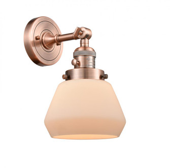 Fulton - 1 Light - 7 inch - Antique Copper - Adjustable Sconce (3442|203SW-AC-G171-LED)