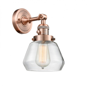 Fulton - 1 Light - 7 inch - Antique Copper - Adjustable Sconce (3442|203SW-AC-G172-LED)