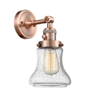 Bellmont - 1 Light - 7 inch - Antique Copper - Adjustable Sconce (3442|203SW-AC-G194-LED)