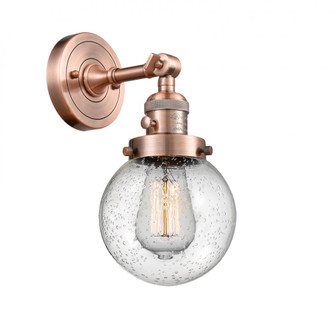 Beacon - 1 Light - 6 inch - Antique Copper - Adjustable Sconce (3442|203SW-AC-G204-6-LED)