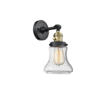 Bellmont - 1 Light - 7 inch - Black Antique Brass - Adjustable Sconce (3442|203SW-BAB-G194-LED)