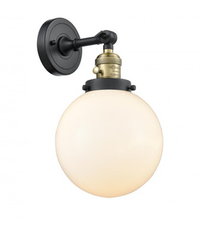 Beacon - 1 Light - 8 inch - Black Antique Brass - Adjustable Sconce (3442|203SW-BAB-G201-8-LED)